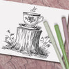 Coloring Cards - set of 3